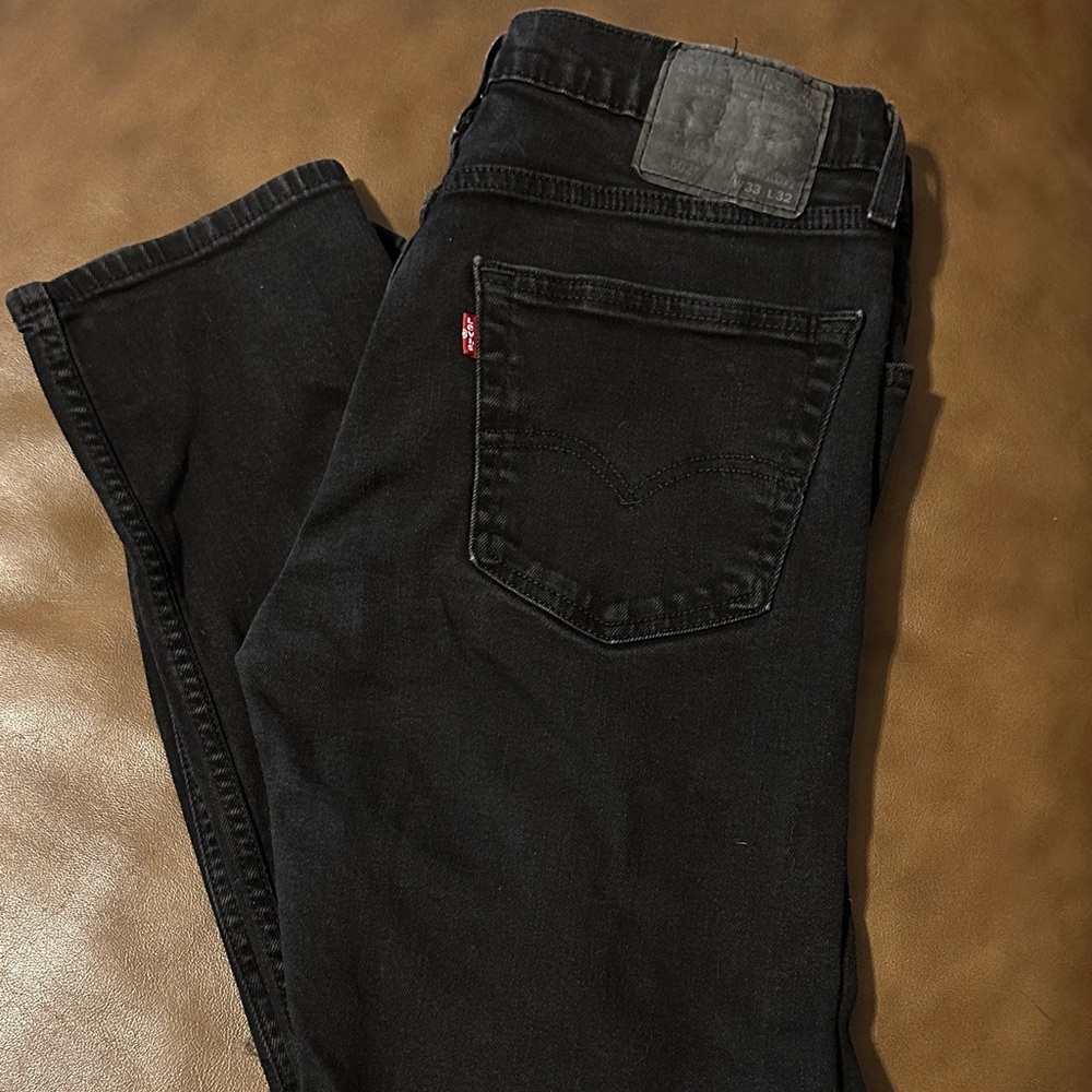 Levi's Men's Black Slim Jeans